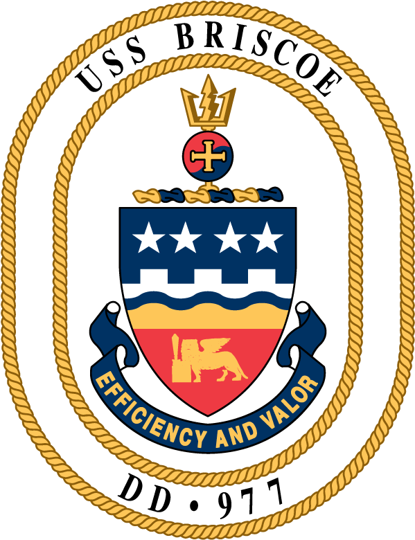 Uss Briscoe Dd - Emblem (800x800)