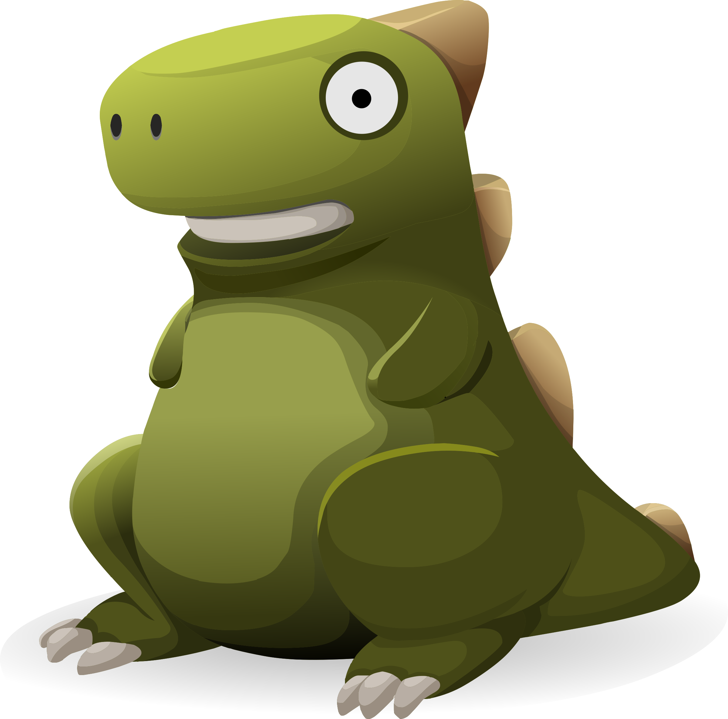 Cute Dragon (2400x2372)