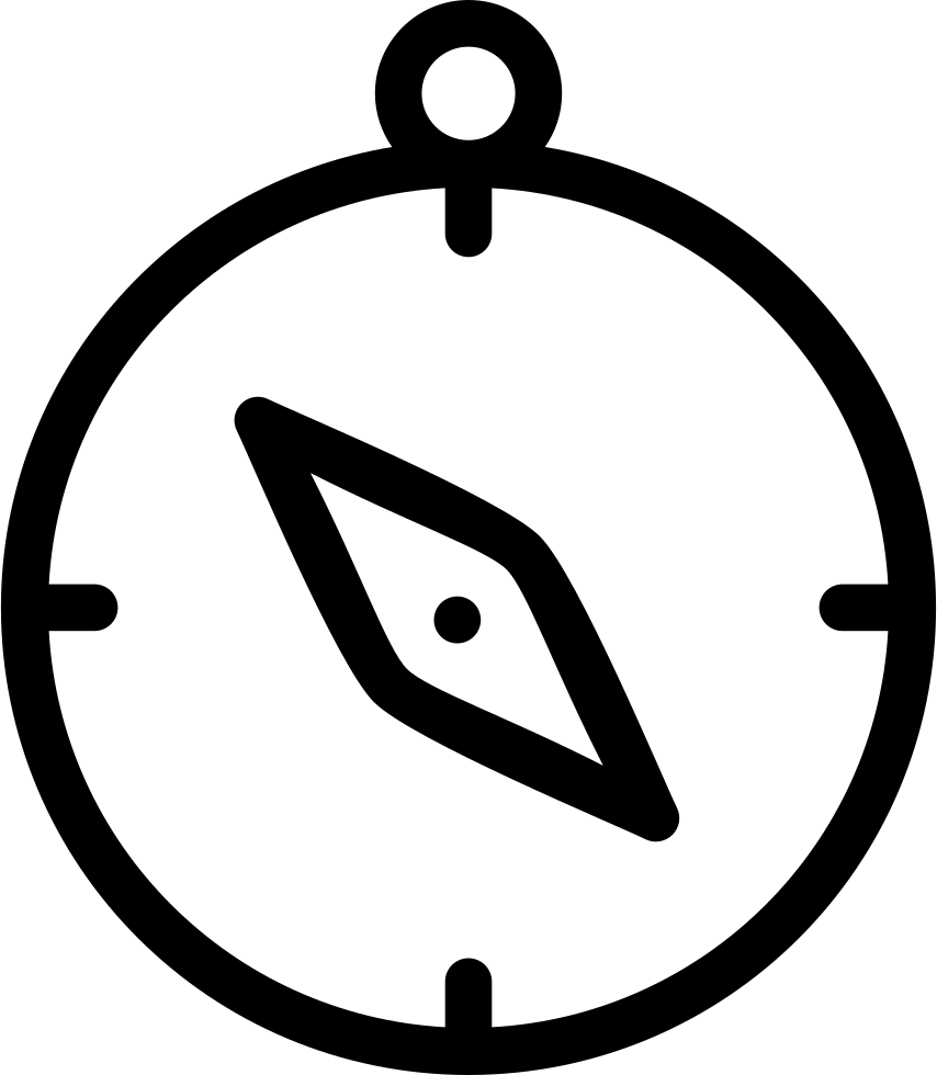 Compass Comments - Compass Icon North (854x980)