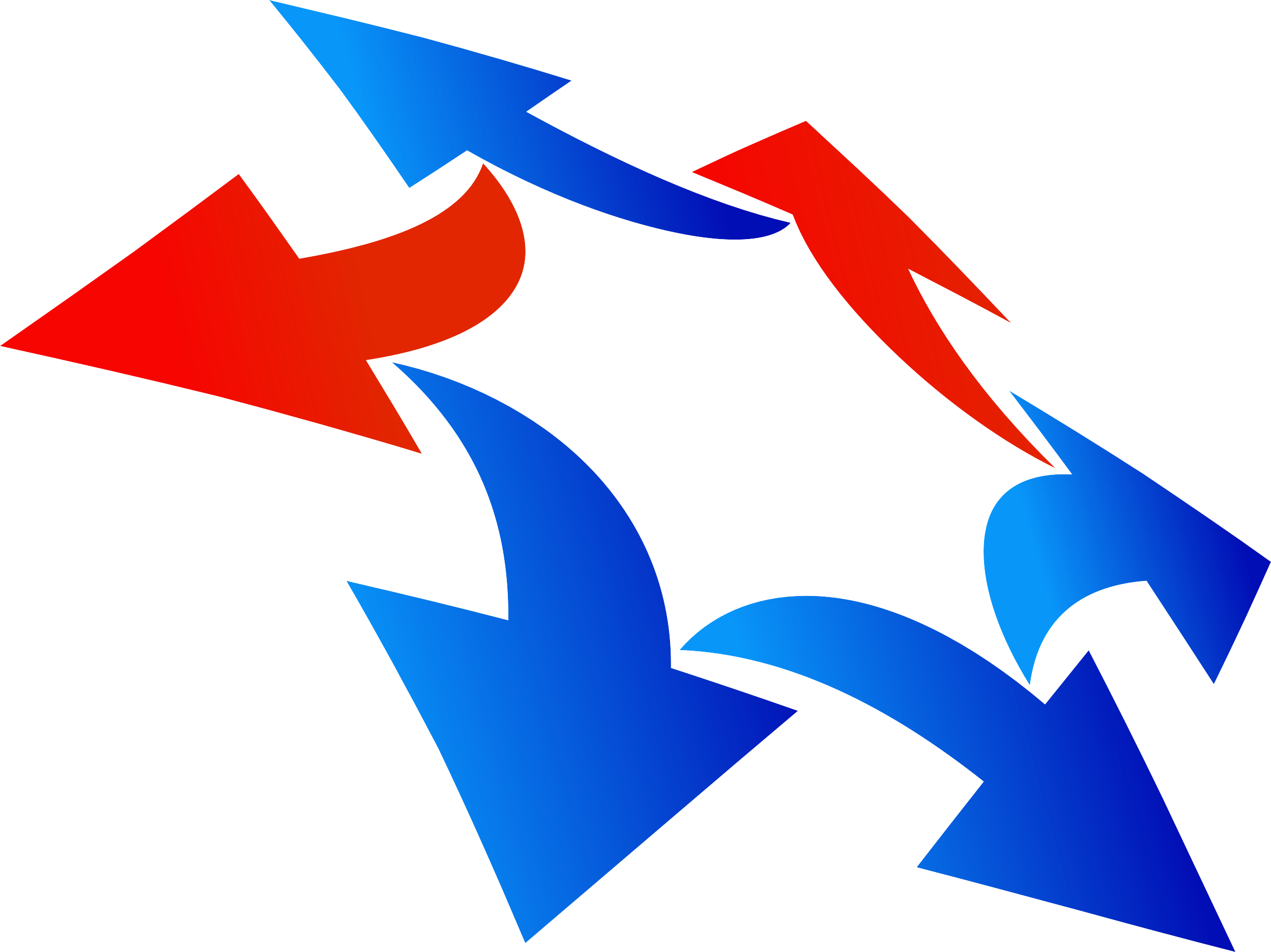 Blue Arrow Clip Art - Illustration (2445x1832)
