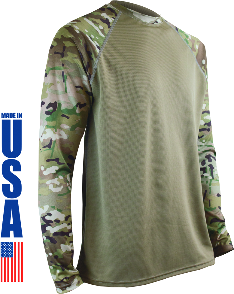 Phase 1 Performance Multicam® Baseball Shirt - Multicam (879x1172)