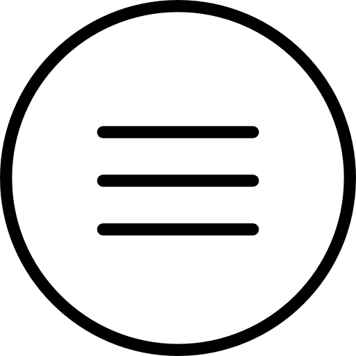 Circled Menu Icon - Icon (512x512)
