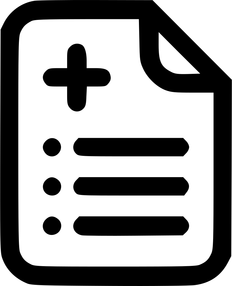 Medical Questionnaire Comments - Icon (798x980)