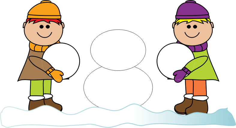 Build A Snowman Clipart (787x427)