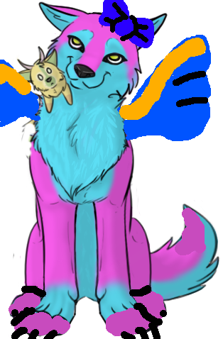 Solargem Wolf V2 By Solargem10 - Cartoon (314x478)