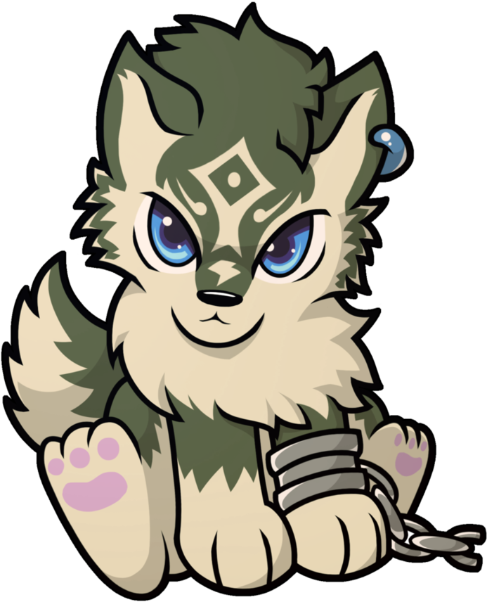 Wolf Link By Fuzzt0ne - Gray Wolf (894x894)