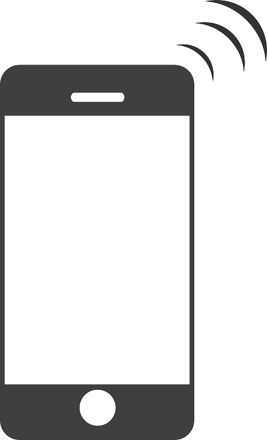 Cell Phone Vector - Iphone Clipart (389x640)