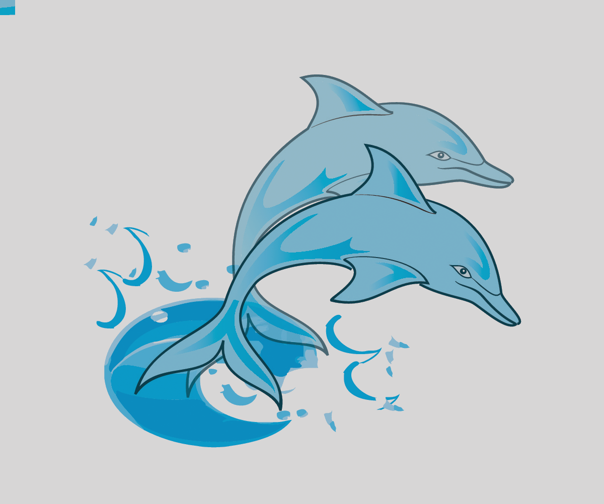 Dolphin Clip Art (1200x1002)