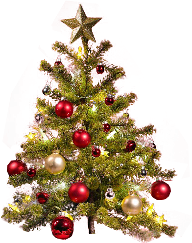 Small Chrismas Tree - Christmas Gifts And Decoration Tree Red Hanging Wall (412x497)