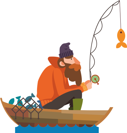 Fishermen - Illustration (700x700)