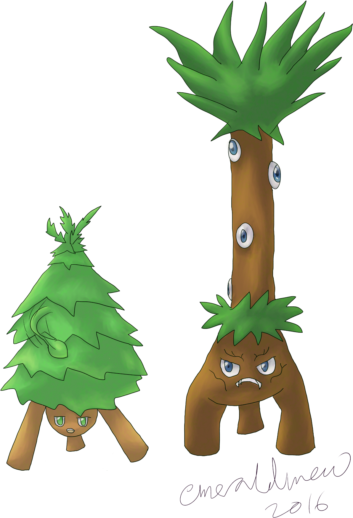 Transparent Cartoon Palm Tree - Monkey Puzzle Tree (1280x1862)
