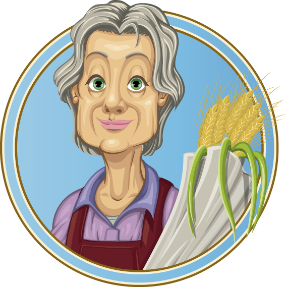 Grandma Vector By Sergioballesteros - Vector Graphics (567x569)