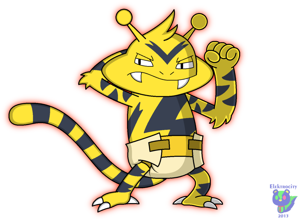 Diaper Model Electabuzz By Rhodythegliscor - Electabuzz (1024x746)