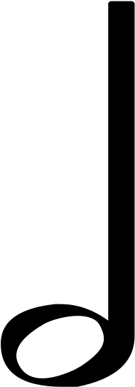 1-2 Note Minim - Half Note (384x768)