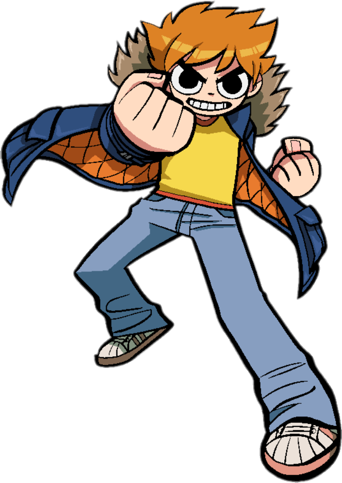 Scott Pilgrim - Scott Pilgrim Comic Scott (705x995)