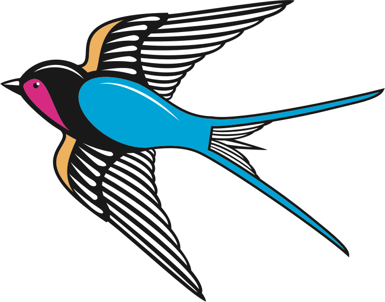 Medium Image - Swallow Clipart (956x750)