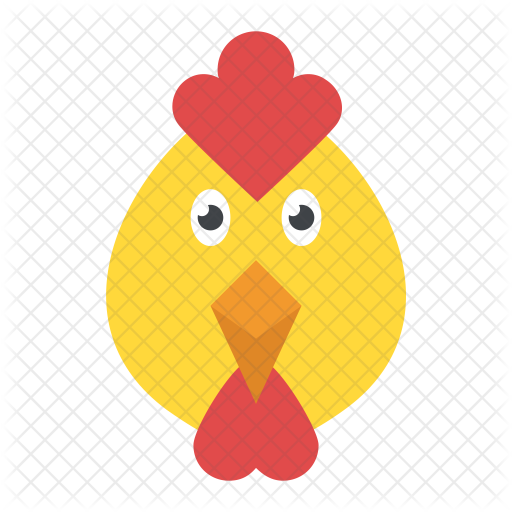Rooster Head Icon - Rooster (512x512)