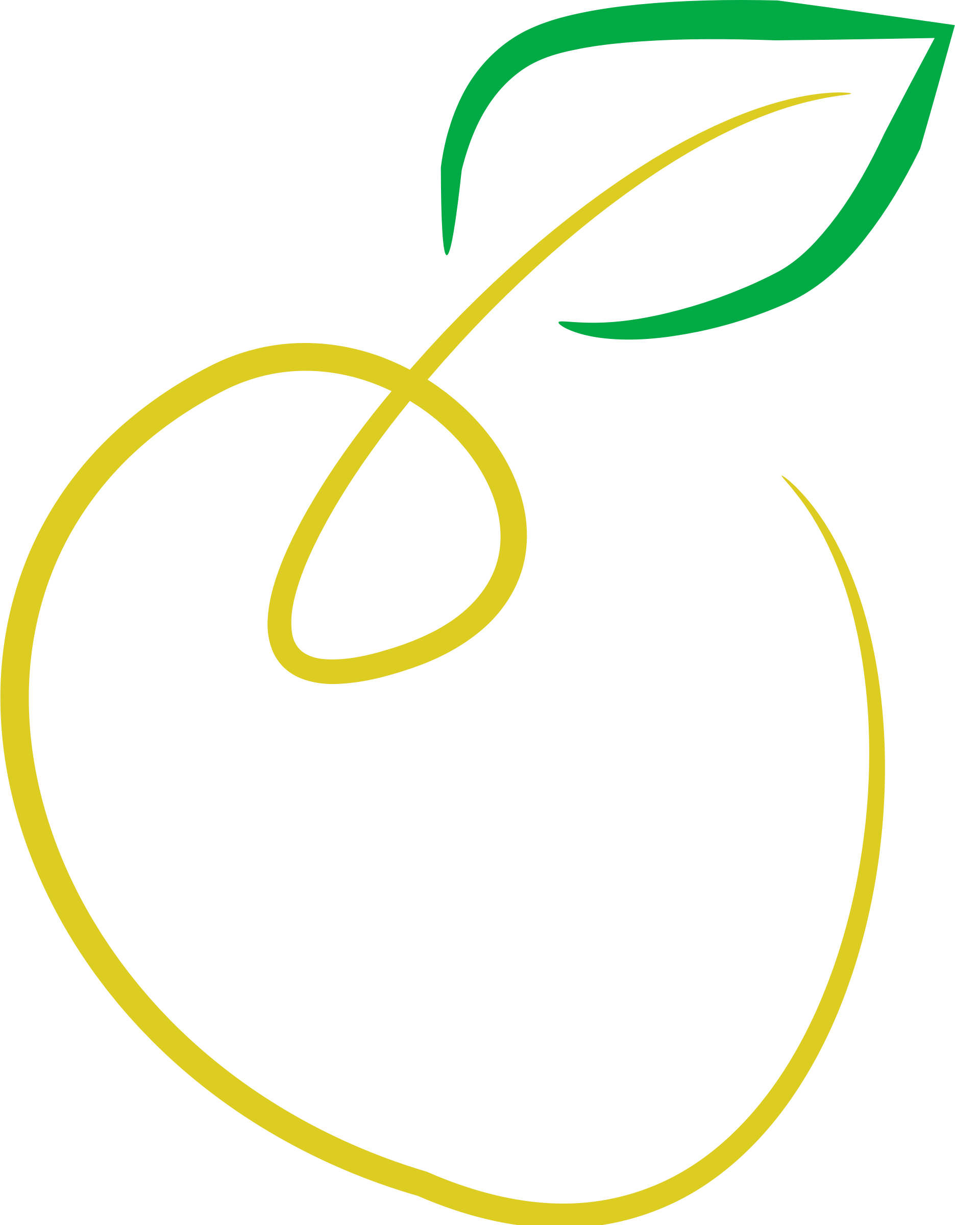 Yellow Apple - Yellow Apple (1871x2400)