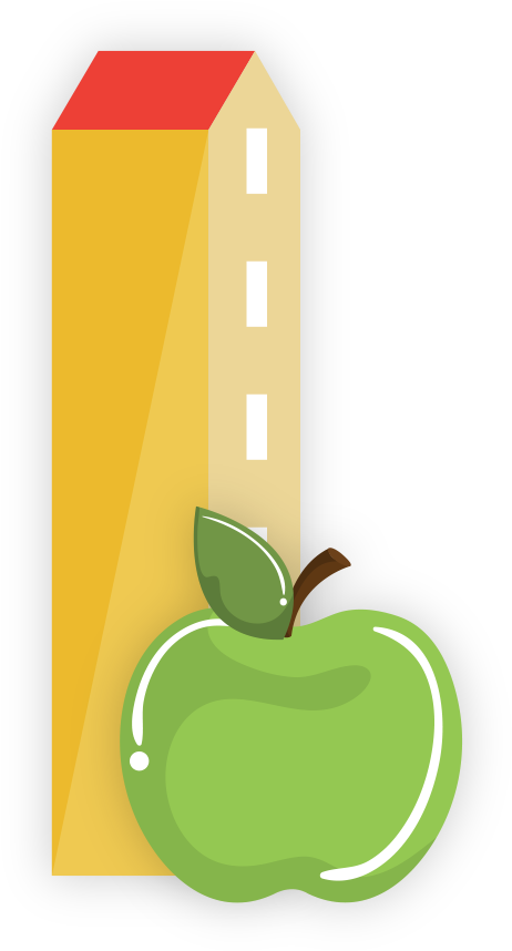 Building And Apple - Granny Smith (492x889)