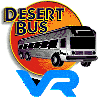 Drawn Desert Bus Driver - Desert Bus Logo (390x385)