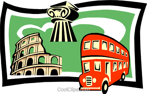 Vacation Clipart Bus - Bus (480x309)