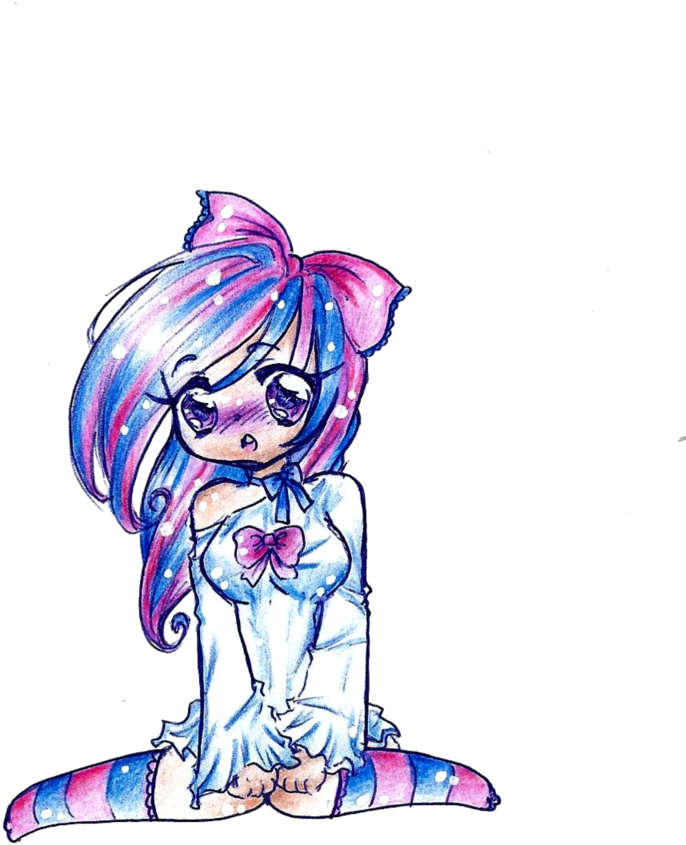 Cotton Candy Chibi By Anniichu - Chibi (820x974)