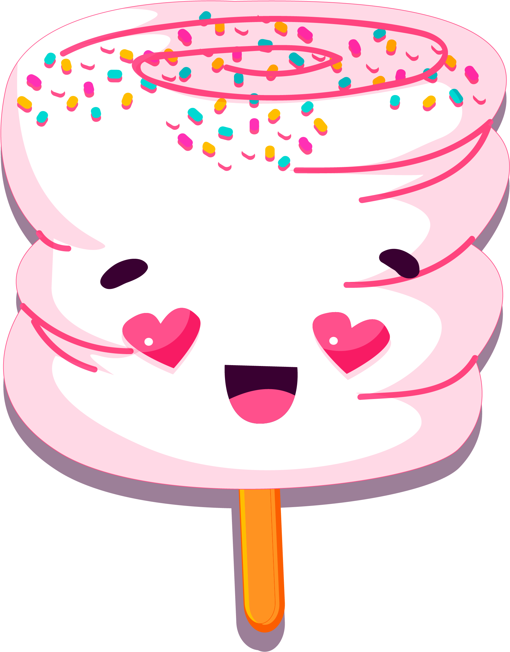 Cotton Candy Cartoon - Cartoon (2273x2864)