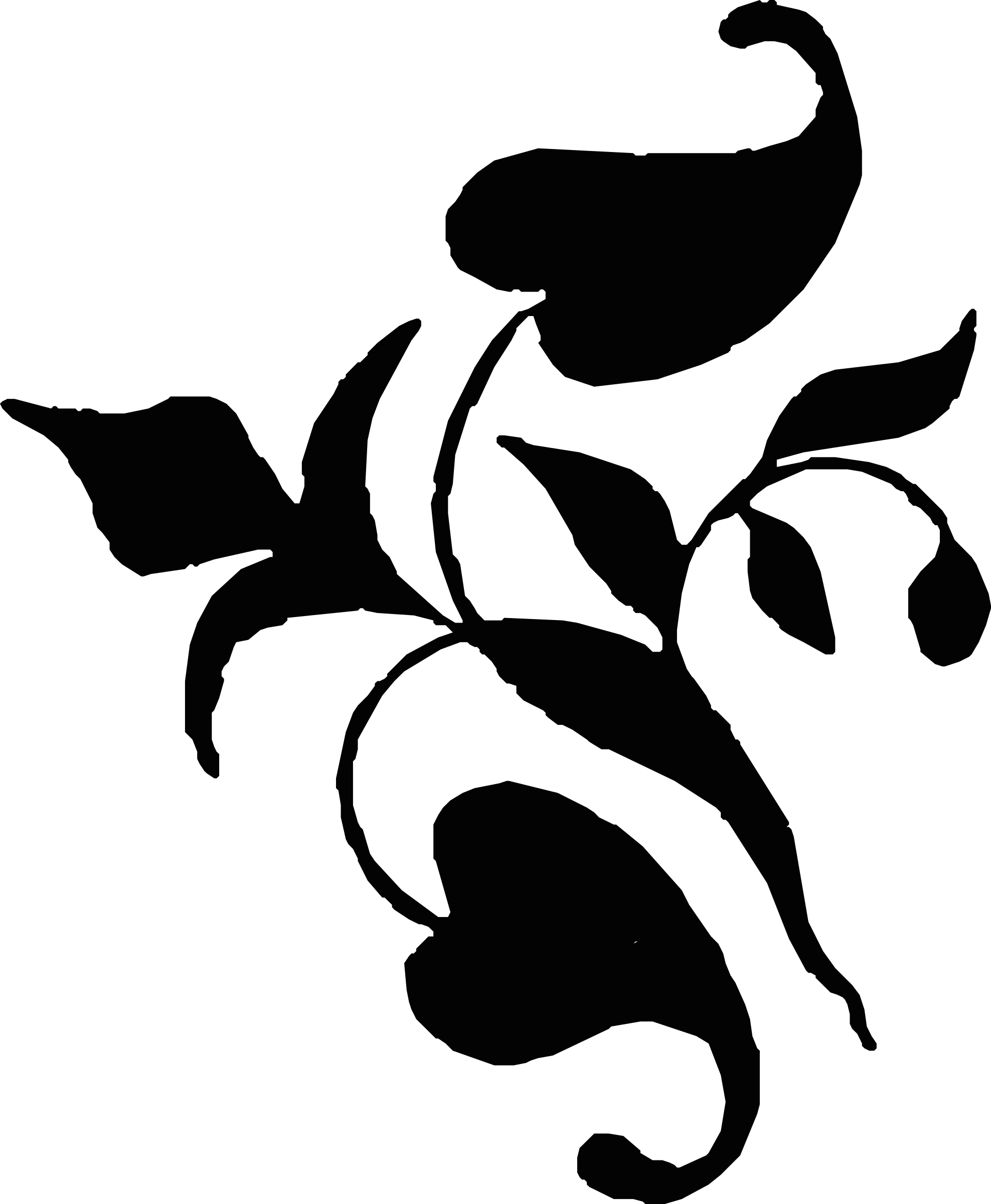 Big Image - Vine And Leaf Patterns (1976x2400)