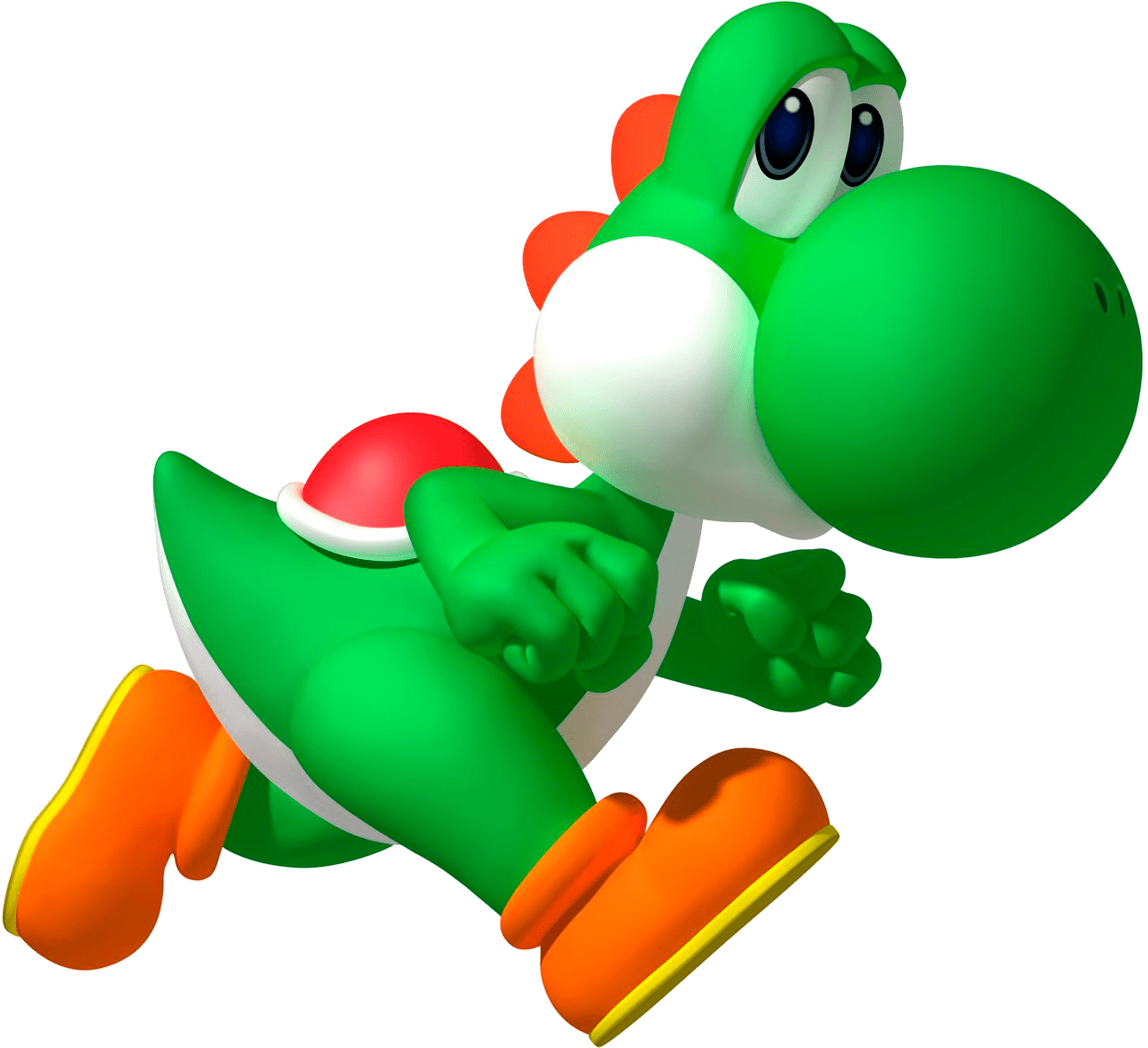 Super Mario Yoshi Running (1280x1168)