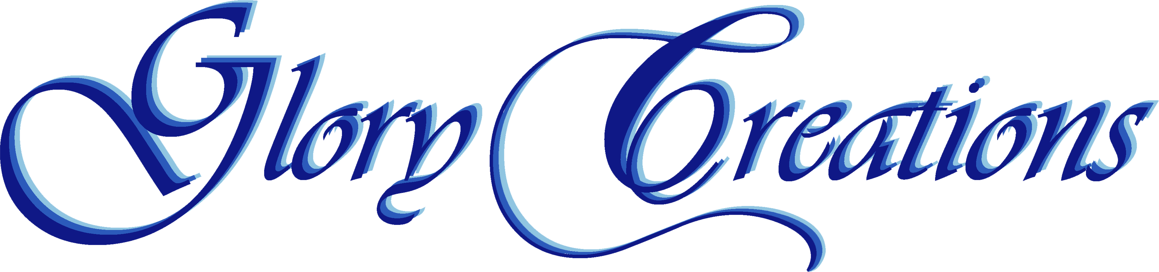 Glory Creations - Mountain Top Hearts In White Blue - Wedding Congrats (3695x867)