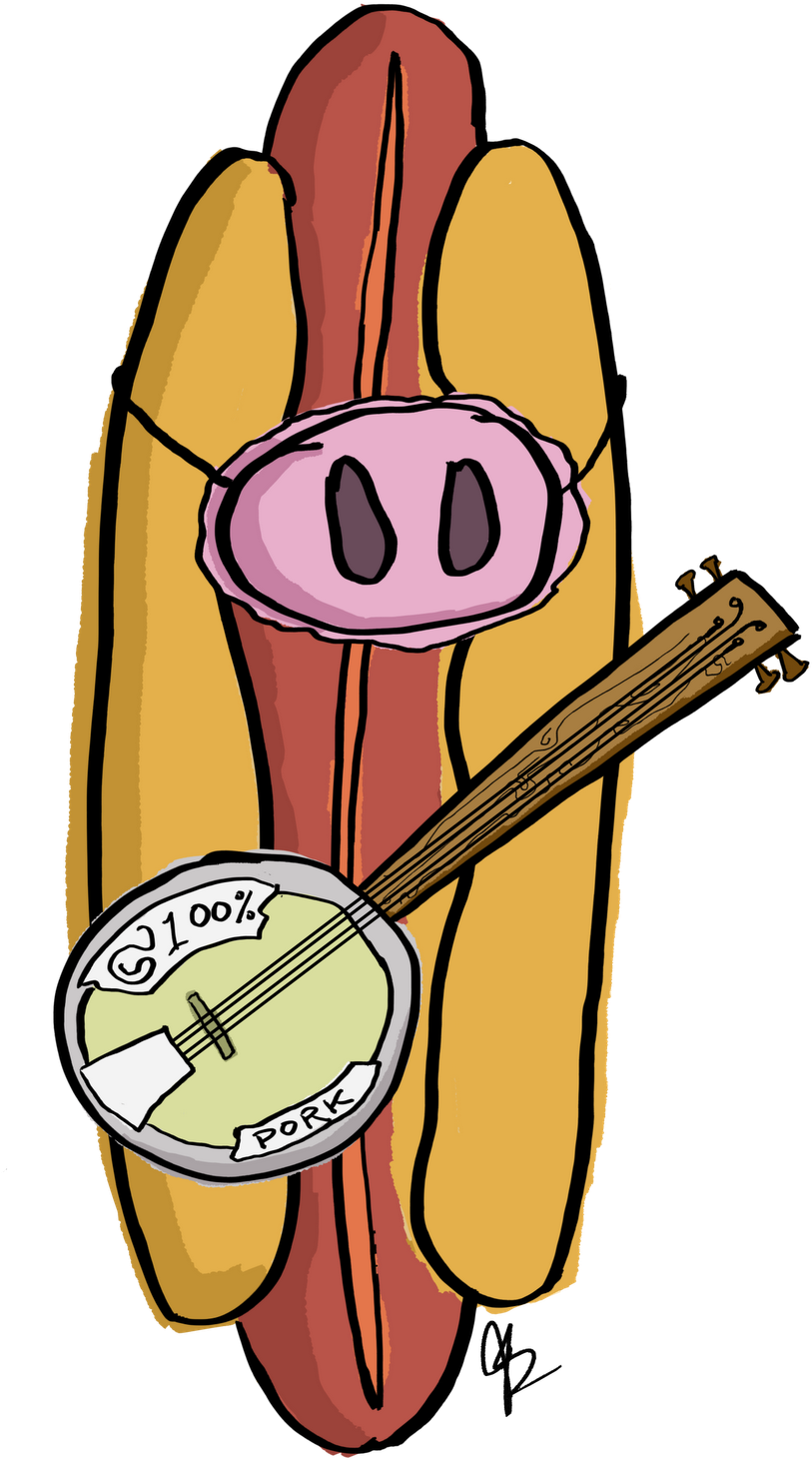Hot Dog - Cartoon (1147x1600)