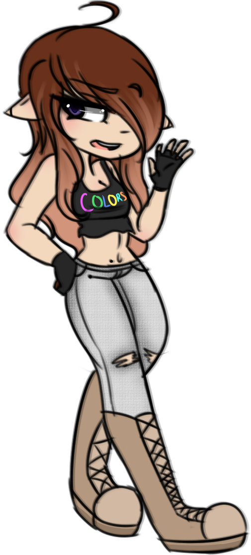 Fiona The Elf - Cartoon (505x1116)
