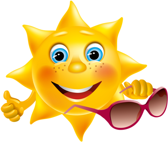 Tubes Soleil-lune - Smiley Soleil (600x535)