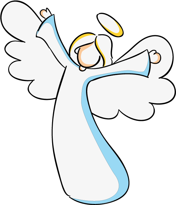 Angel4 - Line Art (595x692)