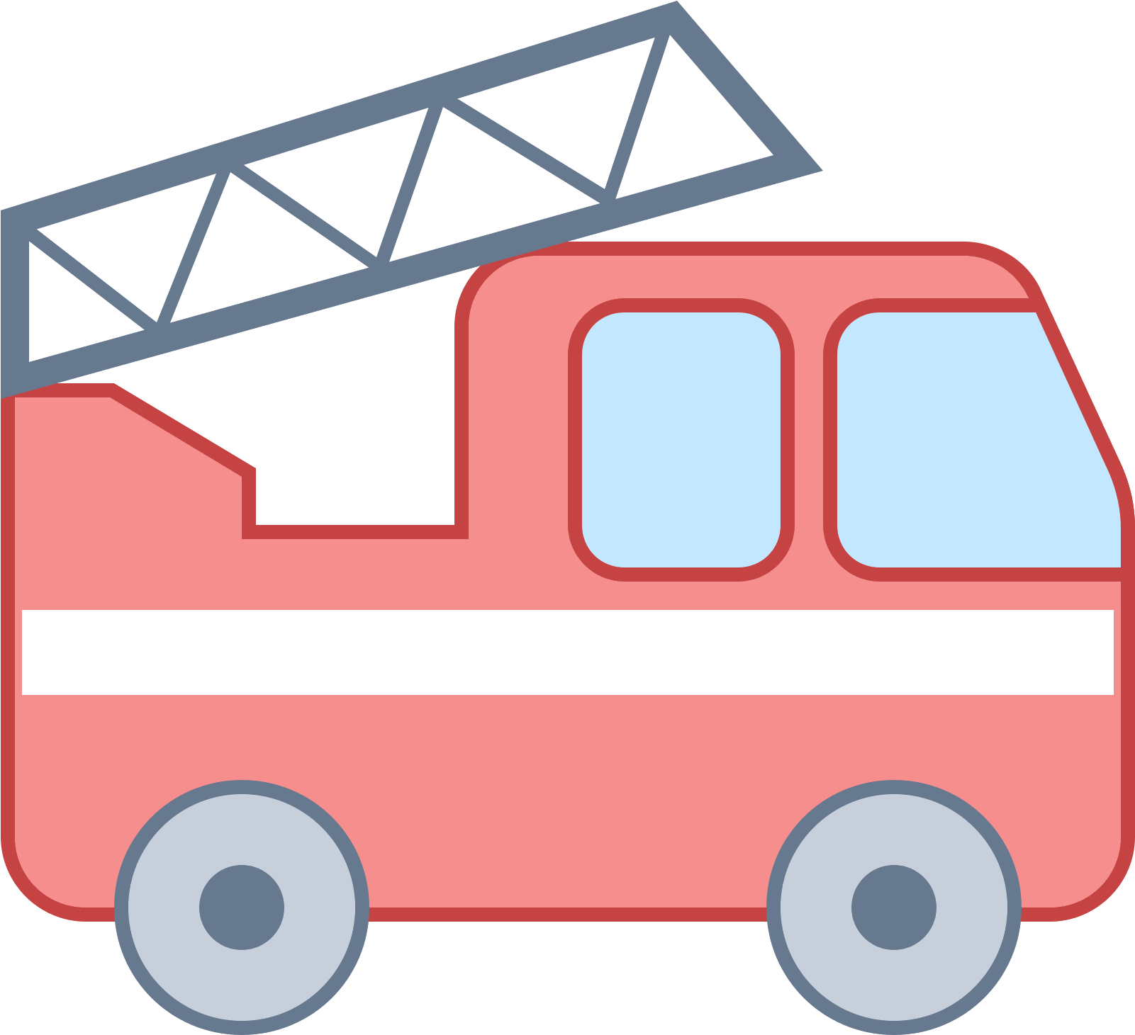 Fire Truck Icon - Fire Engine (1600x1600)