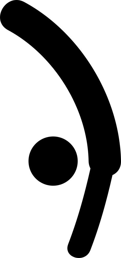 Gymnast Somersault Comments - Circle (460x980)