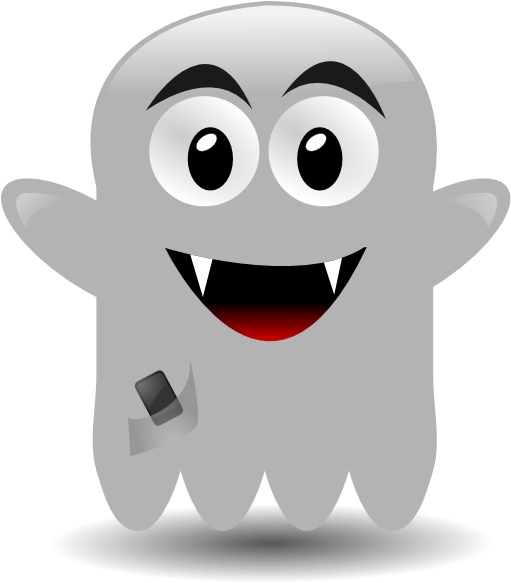 Moving Clipart Ghost - Ghost Clip Art (522x597)