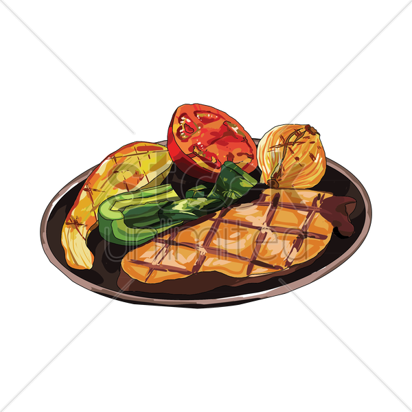 Vegetable Clipart Vegetable Dish - Beef (600x600)