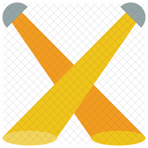 Spotlights Icon - Airplane (512x512)