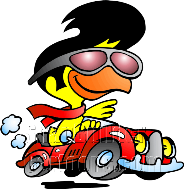 Chicken Driving A Car (600x600)
