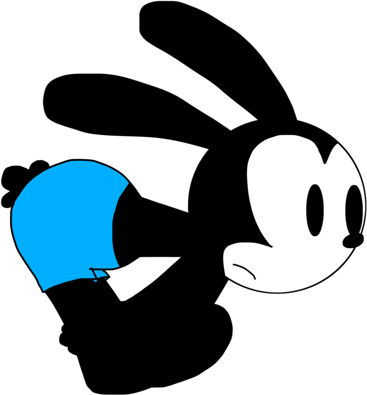 Oswald Running Like A Rabbit By Marcospower1996 - Deviantart (916x872)