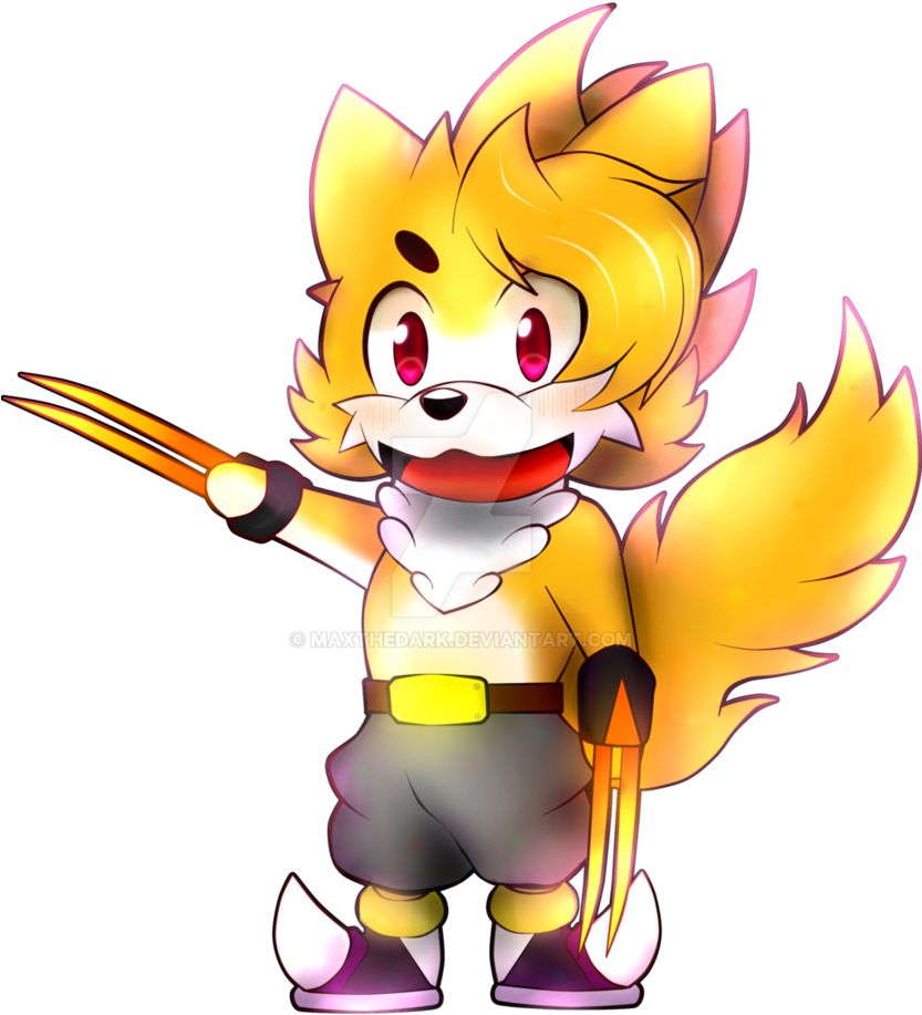 Max The Cute Fox - Cartoon (832x961)