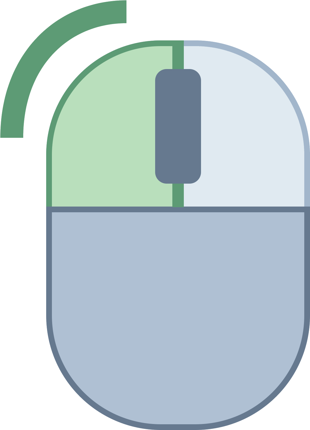 Computer Mouse Mouse Button Point And Click Computer - Mouse Left Click Icon (1600x1600)