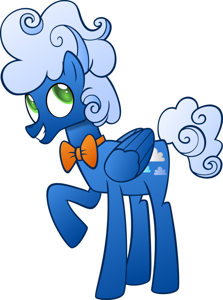 Fluffy Clouds By Brightbrush - Cartoon (771x1037)
