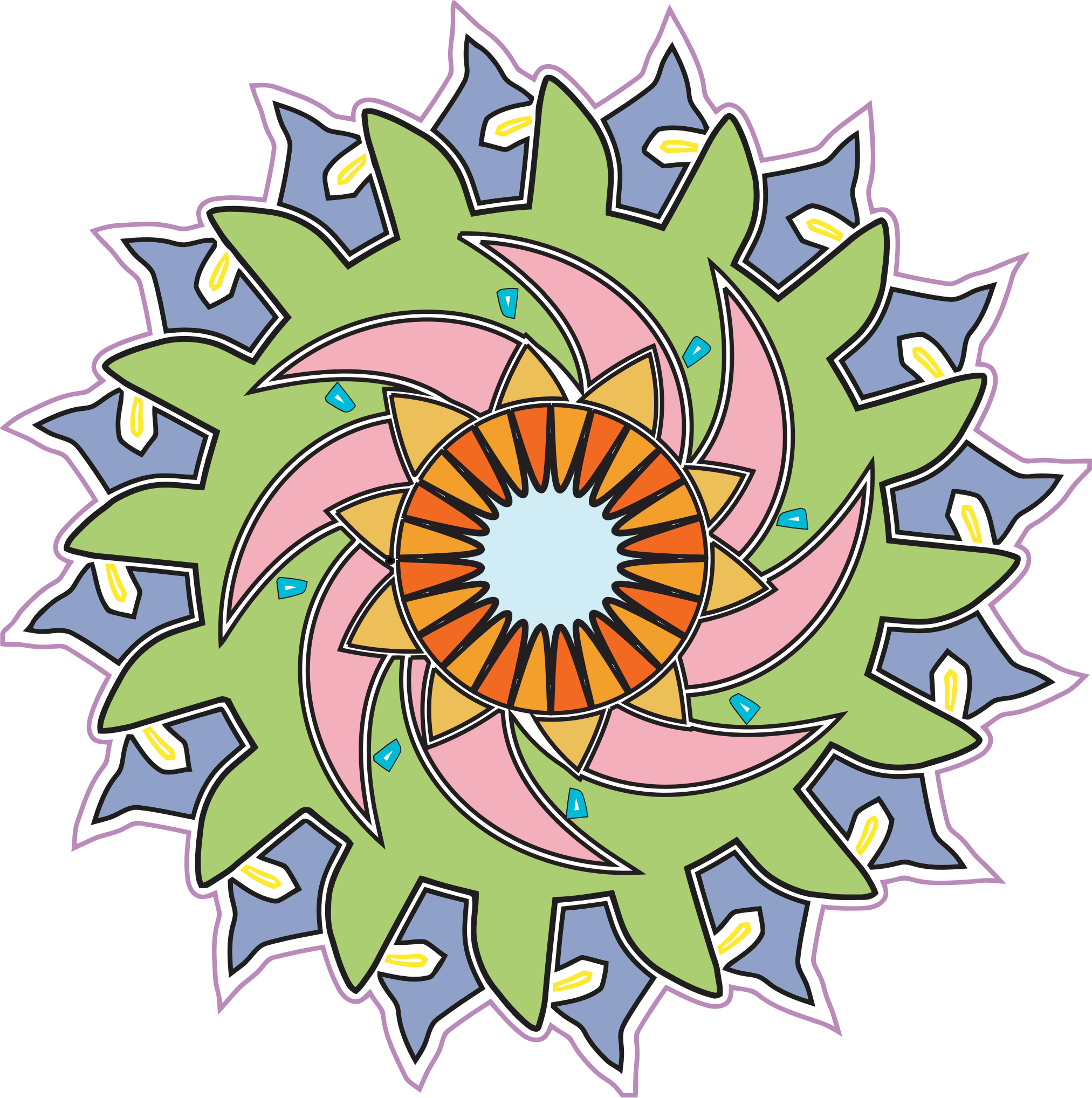 Big Image - Large-flowered Cactus (2025x2036)