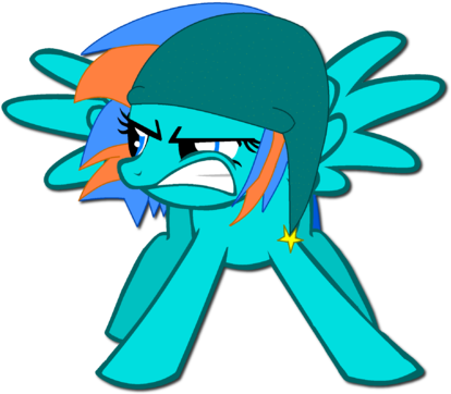 Anger Chelly - Mlp Blank Drawing Model (438x479)