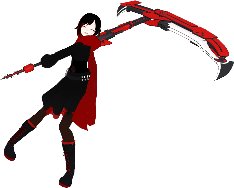 Mmd Rwby - Rwby Ruby Rose Vector (1377x760)