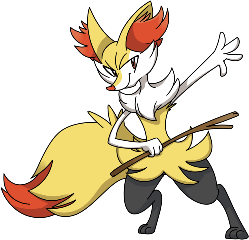 Braixen - Cartoon (908x880)