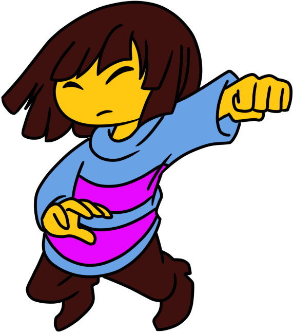 Frisk - Cartoon (609x731)