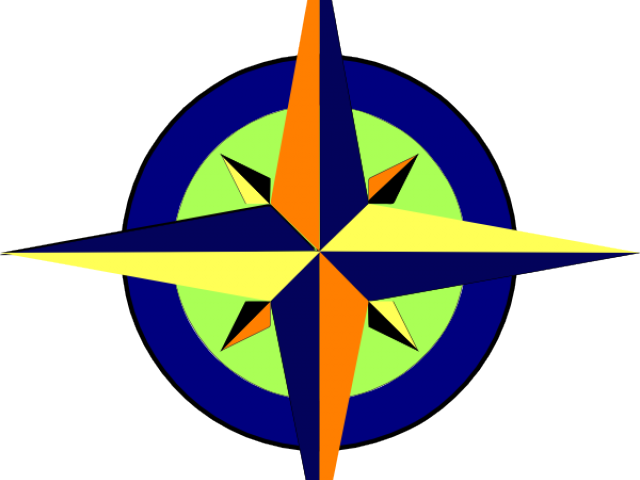 Compass Clipart Four - Compass (640x480)